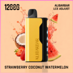 ALIBARBAR Ice Adjust 12000 Puffs Strawberry Coconut Watermelon