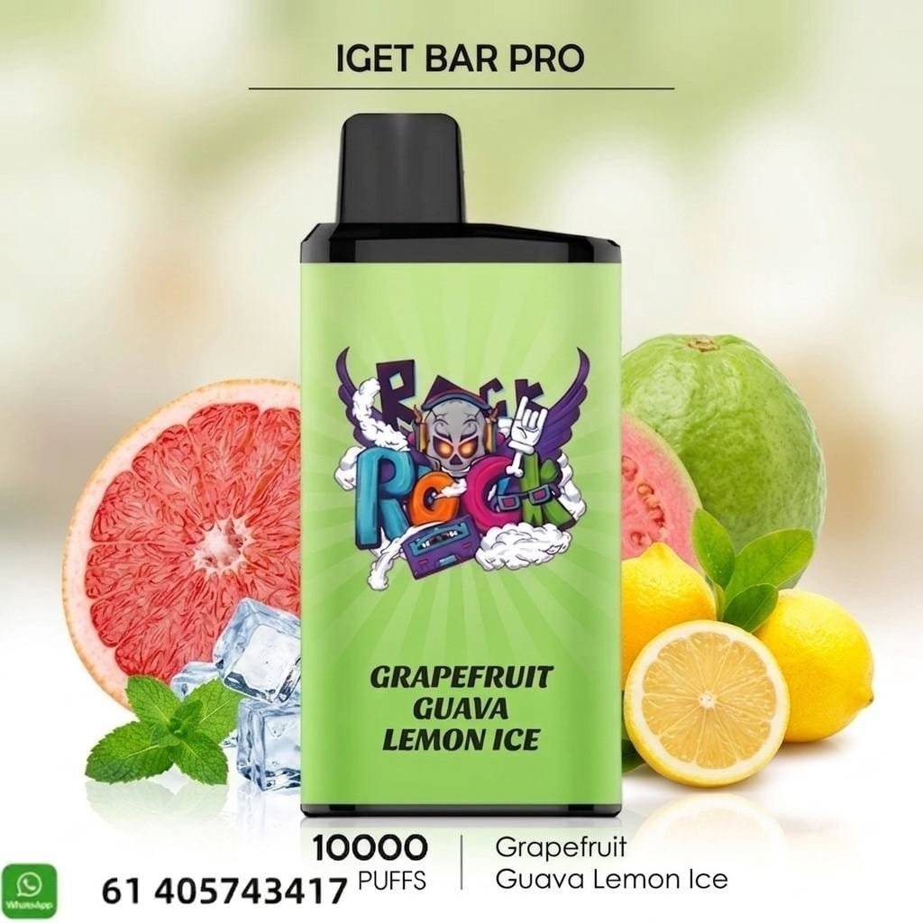 photo_2026-07-13_11-54-19.jpg IGET Bar Pro Guava Lemon Ice 10000 Puffs - Image 1