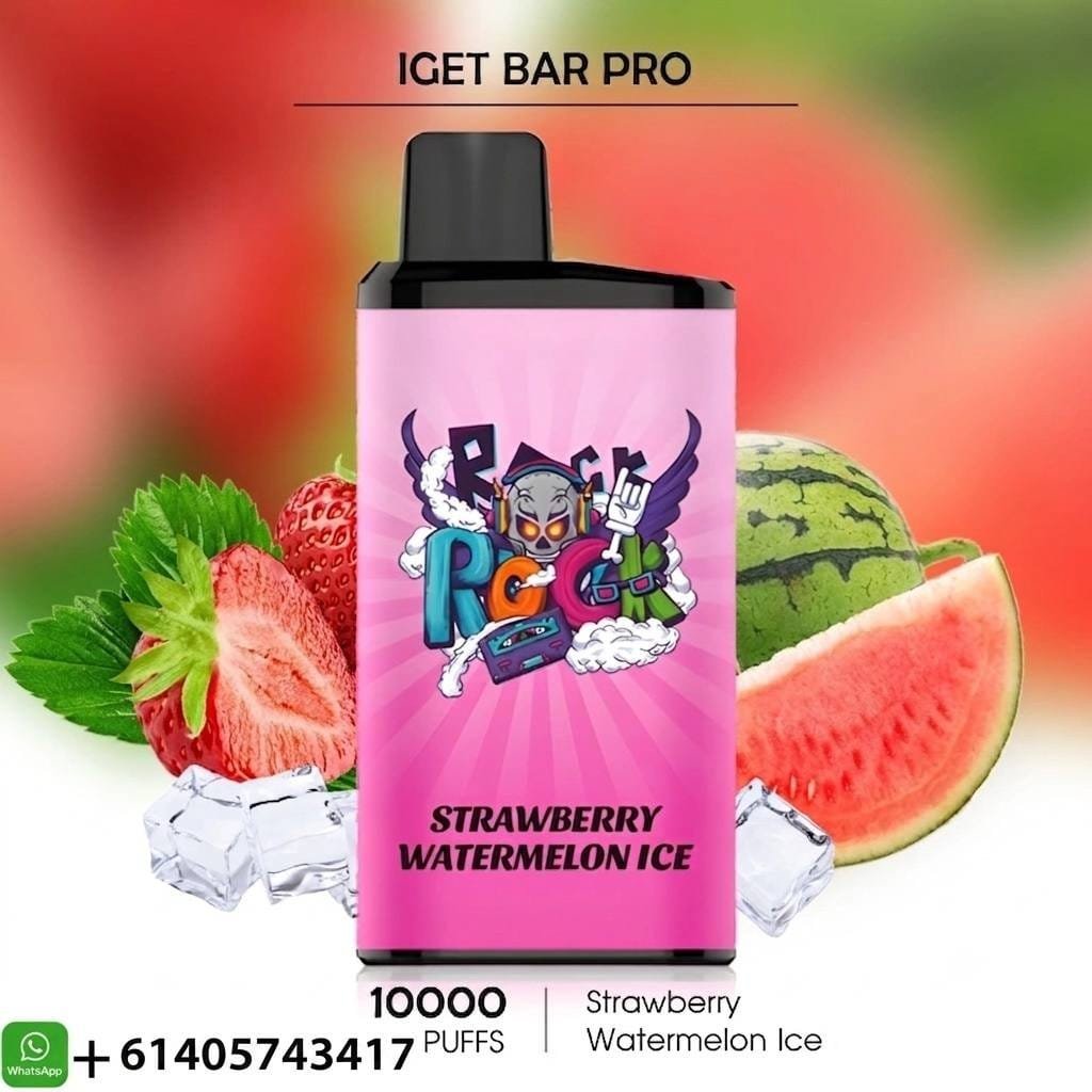 photo_2026-07-13_11-54-24.jpg IGET Bar Pro Strawberry Watermelon Ice 10000 Puffs - Image 1